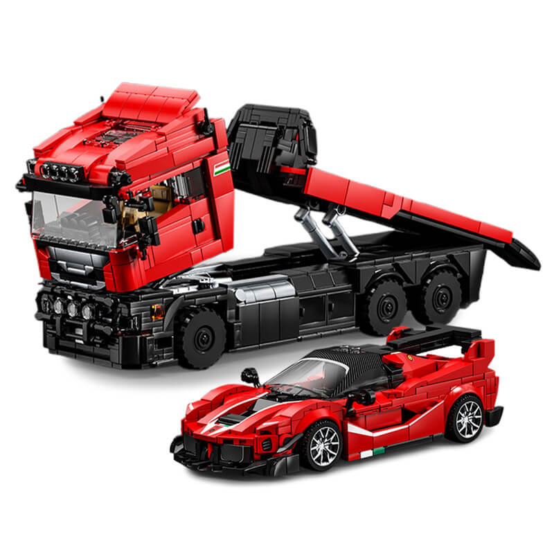 Camion transporteur de supercars Cheval Cabré 1727 pièces