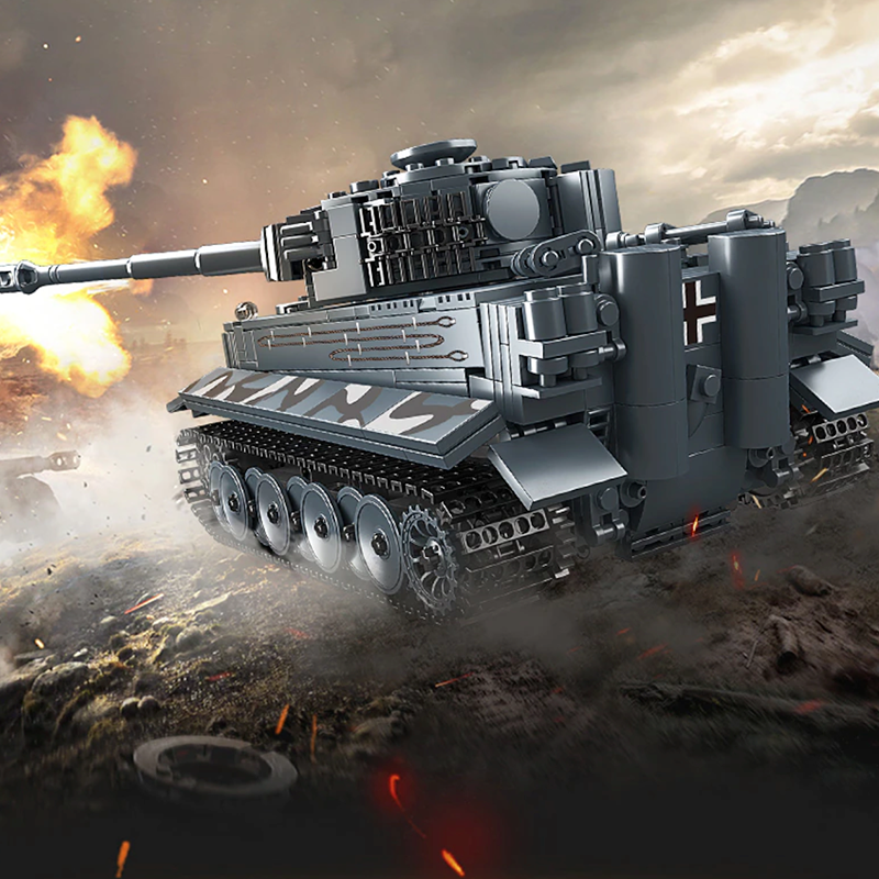 Remote Controlled Tiger Tank 801pcs