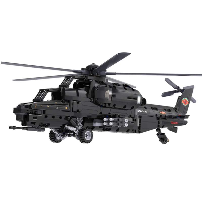 Remote Controlled Attack Helicopter – CAIC Z-10 (989pcs)